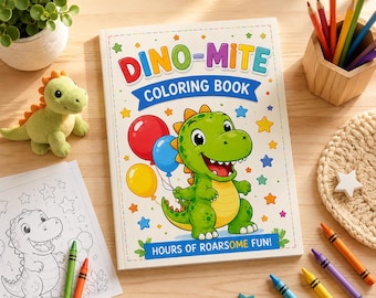Dinosauruskleurboek voor kinderen | Activiteitenpagina's voor peuters (pdf-download)