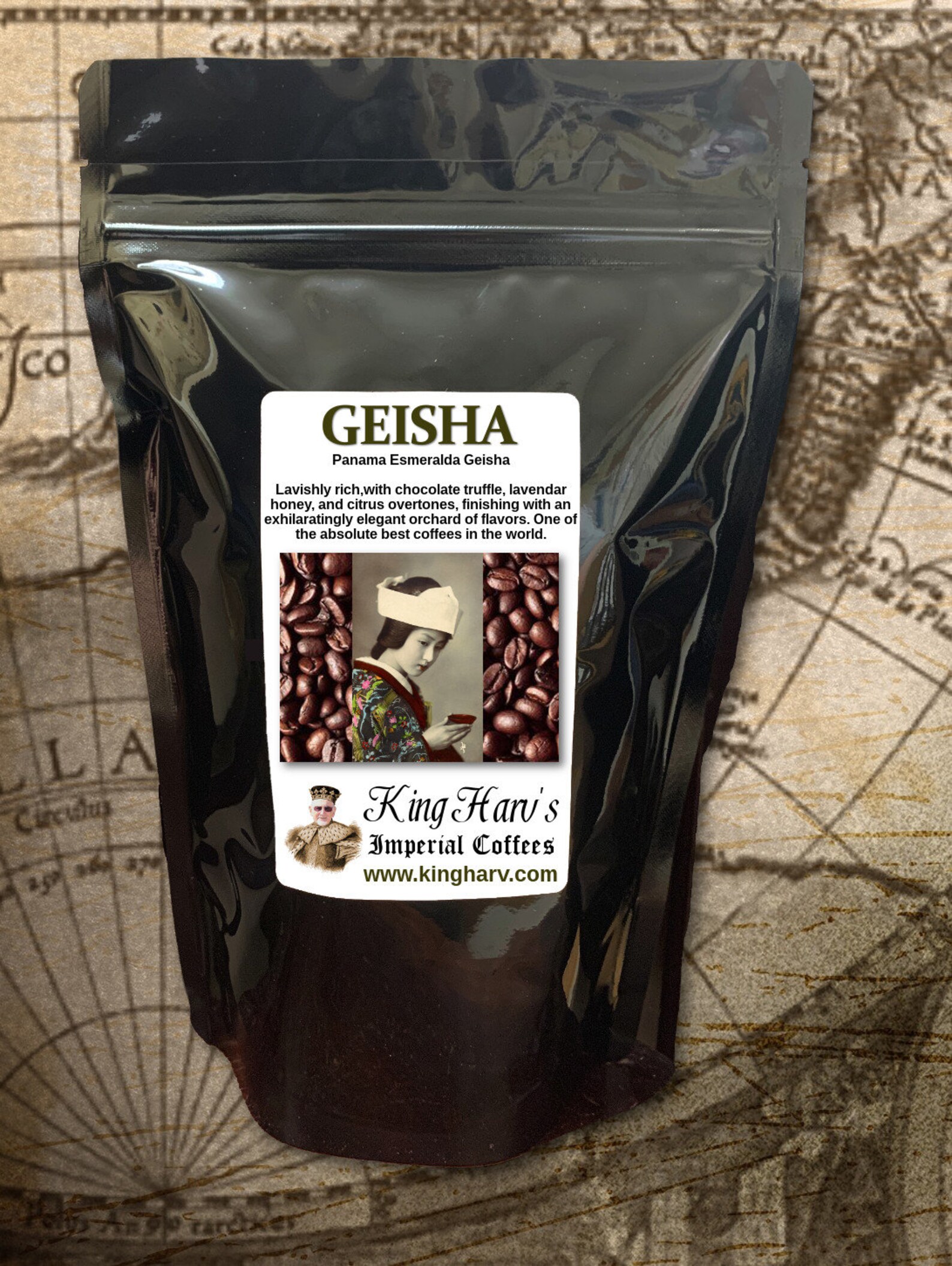 Media libra de café geisha de Panamá Etsy