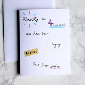 Adoption Congratulations Card: Foster Care, International, Domestic