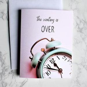 Adoption Congratulations Card: The Waiting is Over