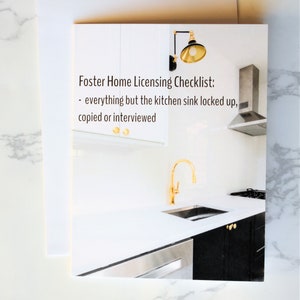 Newly Licensed Foster Parents card, Foster Care Card, Congratulations Card, New Foster Parent