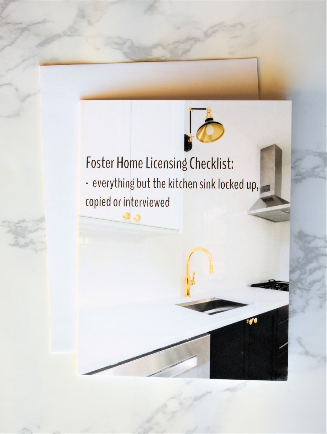 Newly Licensed Foster Parents Card Foster Care Card Etsy