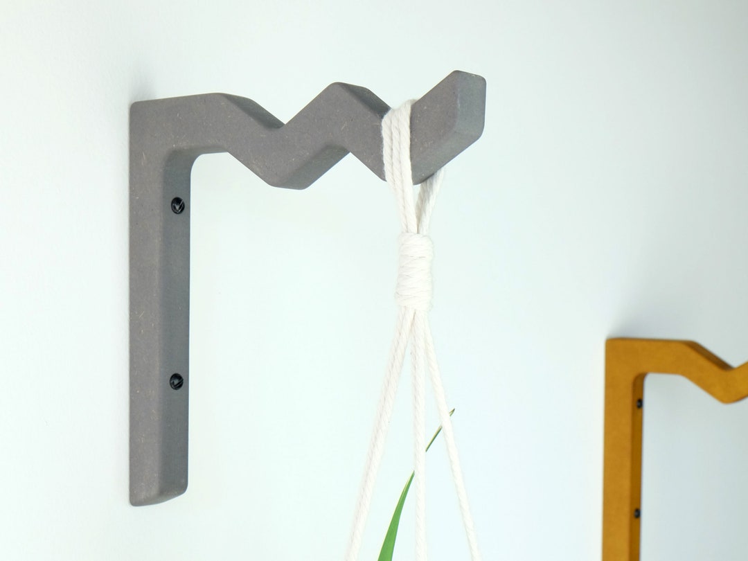 Indoor Wooden Wall Bracket for Hanging Plants Plant Hook Etsy