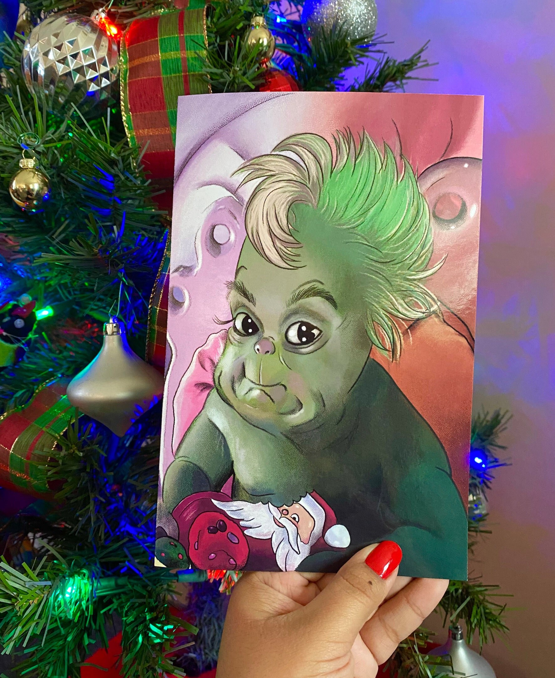 Grinch Christmas Cards 