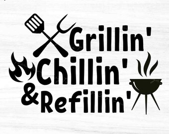 Download Grillin And Chillin Svg Etsy