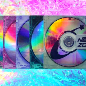Y2K Aesthetic holographic CD laptop sticker