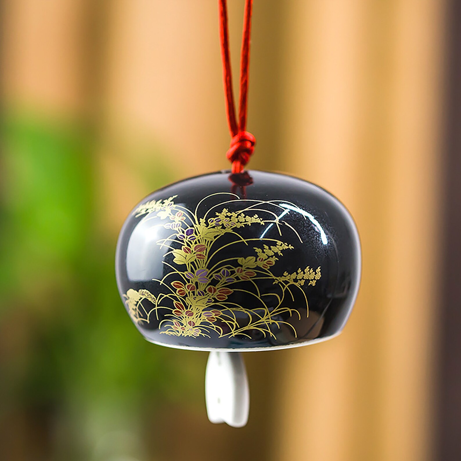 Ceramics Japanese Style Wind Chime Patio Small Wind Chime Etsy