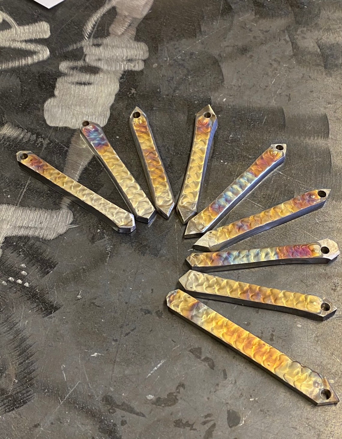 Stainless steel TIG weld weave keychain Etsy