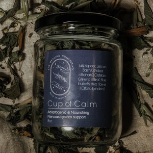 CUP OF CALM - Adaptogenic & nourishing nervous system supportive tea blend