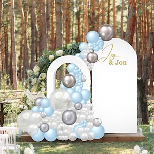 Chiara Garland Canva Balloon Mockup | Event Mockup for Parties and Balloon Decoration custom colors and backdrop | Grad, Baby Shower Wedding