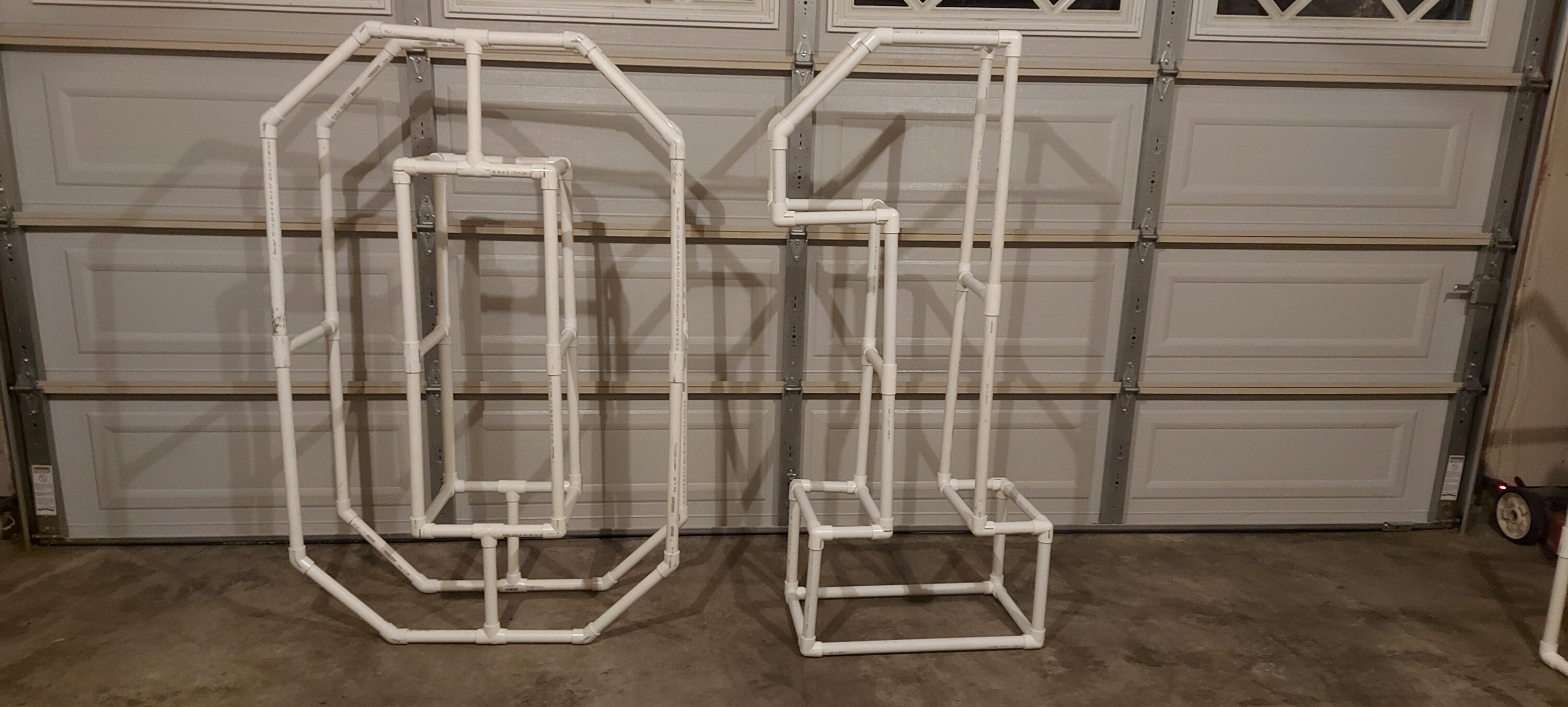 Number One 1 PVC Geometric Balloon Mosaic Template 5Ft Etsy