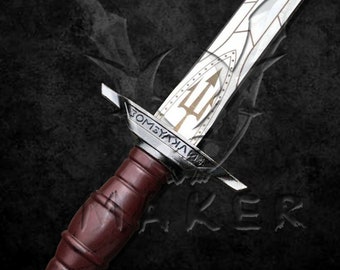 Dark Medieval Trinity Trident Sword 10.5&quot; Knife, gift for Father, boyfriend, halloween, christmas - VuMaker-340