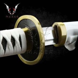 Samurai Sword 41&quot; Roronoa Zoro Wado Ichimonji 1045 Carbon Steel Katana , Japanese Samurai Sword, Handmade Katana for Cosplay - VuMaker-868