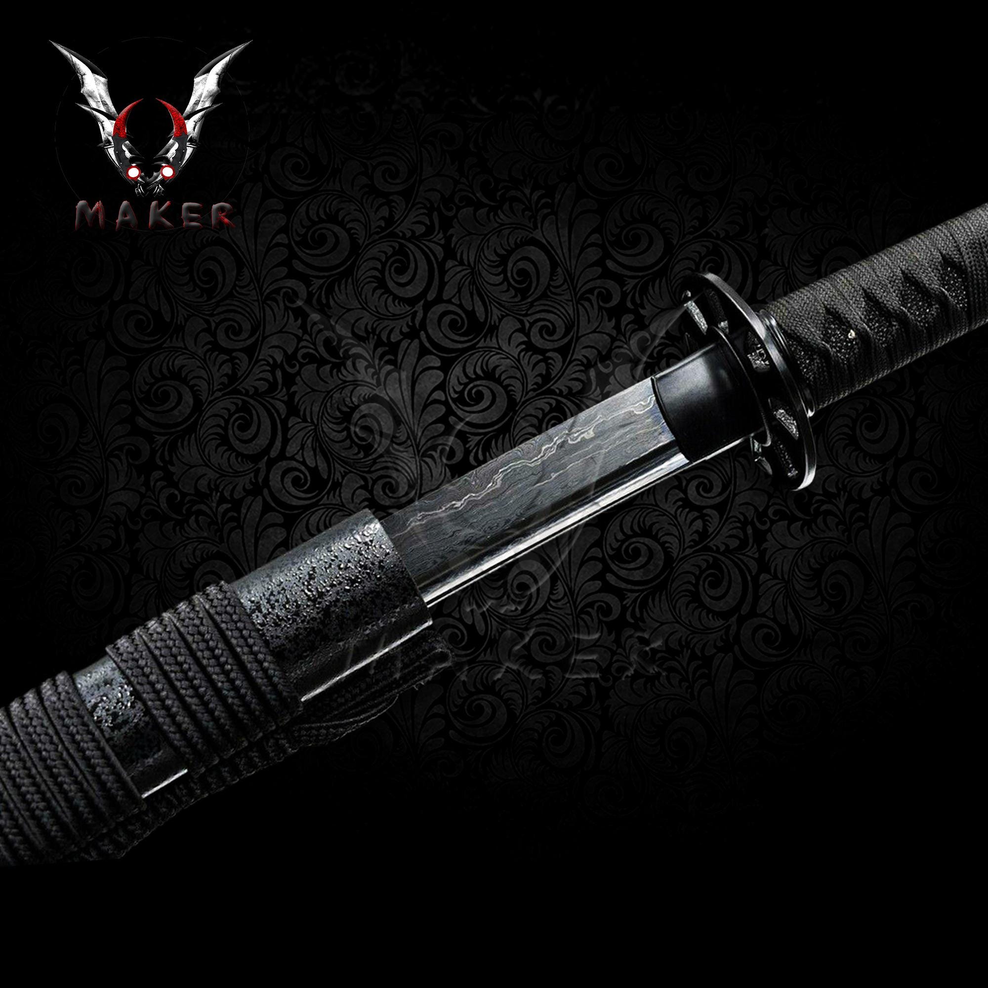 SAMURAI♡ 【即購入OK】 Amazon.com : OYZ Katana Sword,Japanese Samurai Sword,1095
