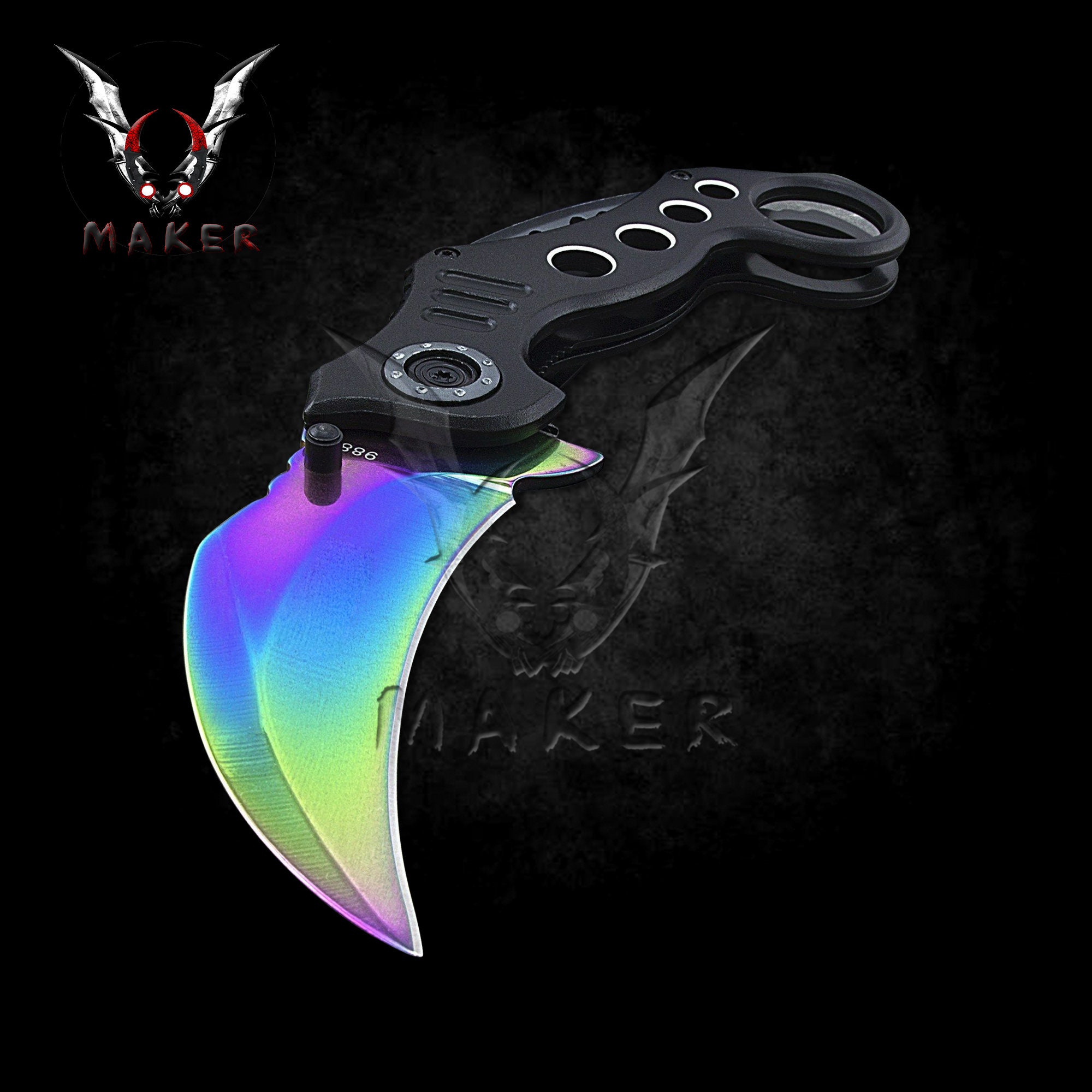 Nóż Karambit CS:GO N-062S Rainbow, TOOLS \ Karambit Knifes