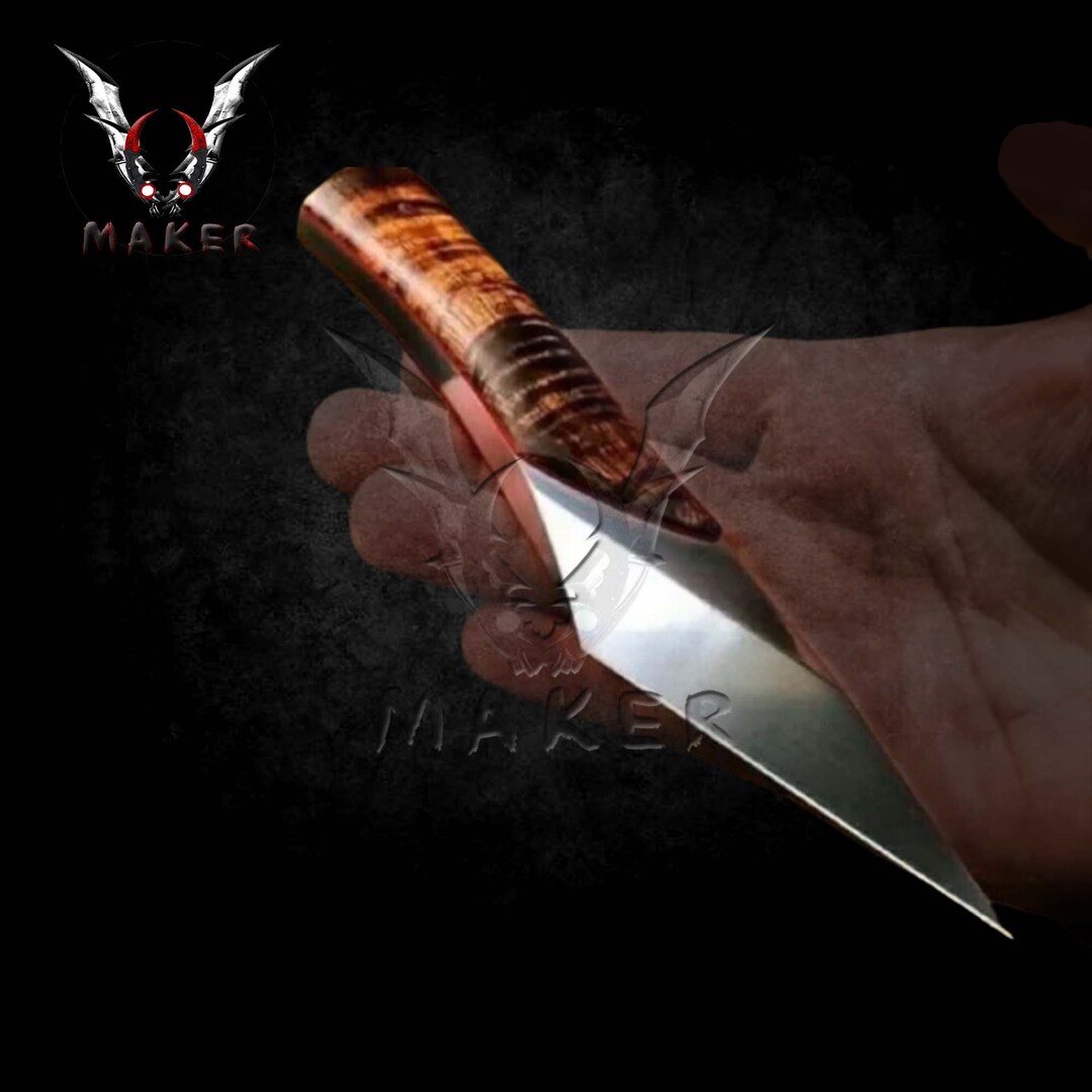 高い信頼 厚い信頼 Handle Wood Blade Fixed 7 Knife Kiridashi for Etsy - Vumaker-888 . Christmas Boyfriend, Husband, Father, Him, for Gift  Survival Camping, Hunting 衛生日用品