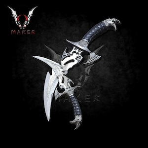 2 Fantasy Claws Hunting Knife 8.25&quot;  Steel Blade Best Folding Knife for Hunting, Camping, Gift for Father, Boyfriend, Christmas Vumaker-142