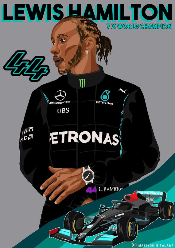 Lewis Hamilton Poster