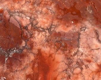 Cotton Candy Agate Rough Slab Unpolished Lapidary Slice 132 grams