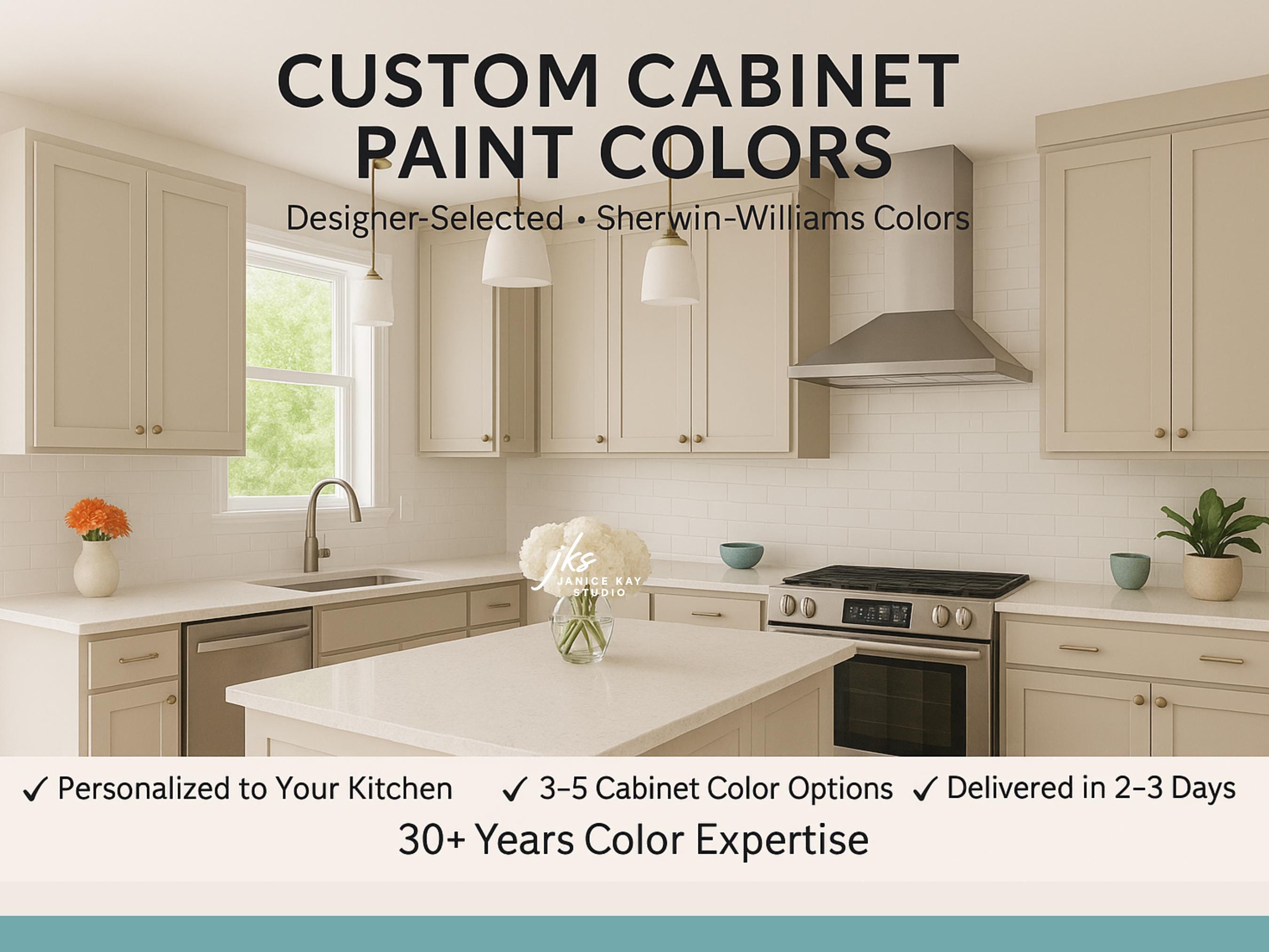 Custom Kitchen Cabinet Paint Color Consultation: Sherwin-williams ...
