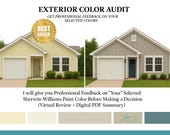 Exterior Paint Color Audit – Virtual Review & PDF | Sherwin-Williams Palette Advice by a Color Pro