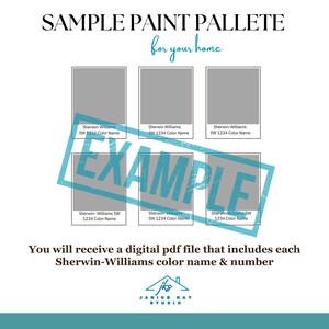 Restorative Neutral Paint Palette, Calming Color Scheme, Serene Cozy ...