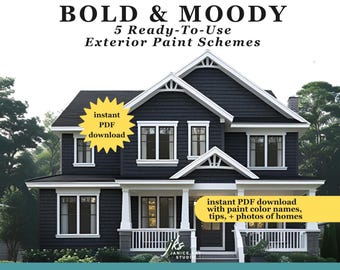 Palette di colori per esterni audaci: schema a 3 colori Sherwin-Williams (scarica PDF)