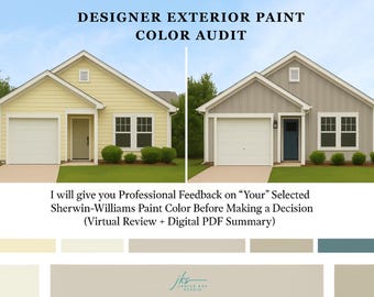 Exterior Paint Color Audit – Virtual Review & PDF | Sherwin-Williams Palette Advice by a Color Pro