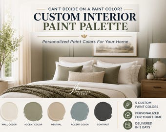 Virtual Paint Color Consultation,  Custom Palette + Styling Advice,