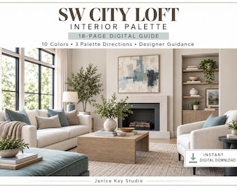 Sherwin-Williams, City Loft Palette,  Curated Color Collection, Wall Paint