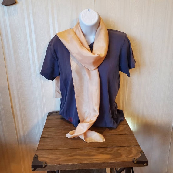 Unique Hand-Dyed Silk Ladies Dress Scarf Unique Hand-Dyed Silk Ladies Dress Scarf