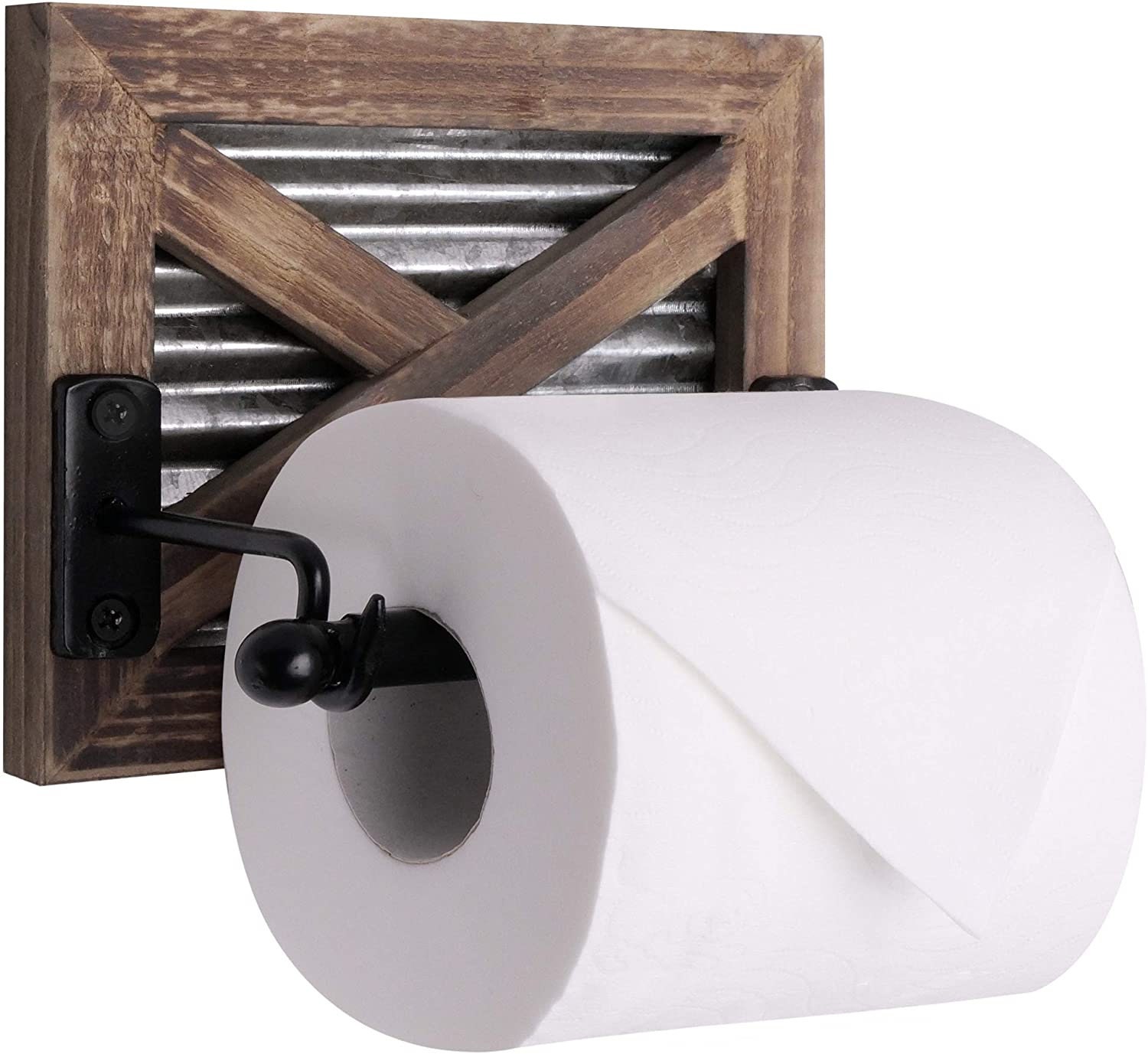 Farmhouse Barn Door Toilet Paper Holder Etsy