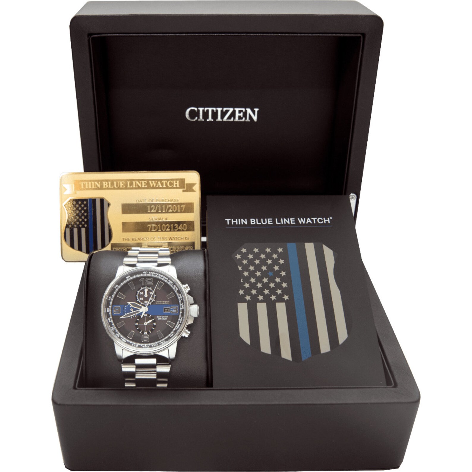 citizen watch thin blue line