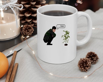 Crash Landing On You Tomato Cultivator Ceramic Travel Mug, Crash Landing On You Tomato Cultivator Camping Mug