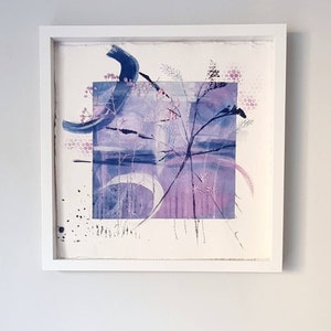 Original , Unikat Mixed Media Textilkunst