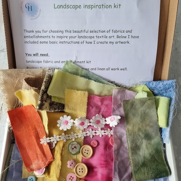 Landscape Inspiration kits for textile art