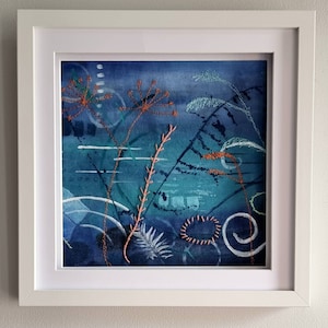 Mixed media textile art
