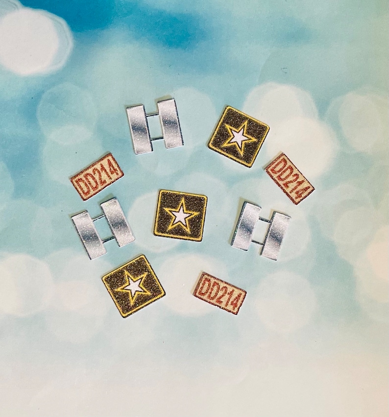 Custom Miitary Ranks Military Rank Confetti - ALL Ranks Available - Personalized Retirement ...