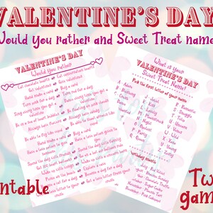 Valentine&#39;s Day Would You Rather, Valentine Silly Name, Valentine School Games, Valentine Activities, Valentine would you rather, valentine