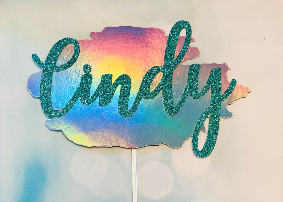 Paint Cake Topper, Paint Party Cake Topper, Paint Brush Cake Topper