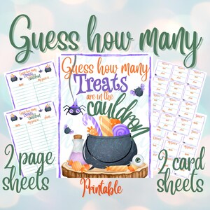 Guess how many, Guess how many Halloween Guess how many treats Halloween Guessing game,Halloween Guess how many Halloween Halloween party