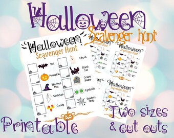 Halloween scavenger hunt printable scavenger hunt halloween printable halloween party fun halloween party scavenger hunt halloween favor