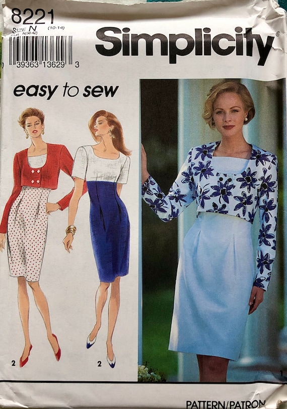 アメージングタイランド・グランドセール Simplicity 8221 Misses'/miss Petite Dress and Unlined Jacket 裁縫材料