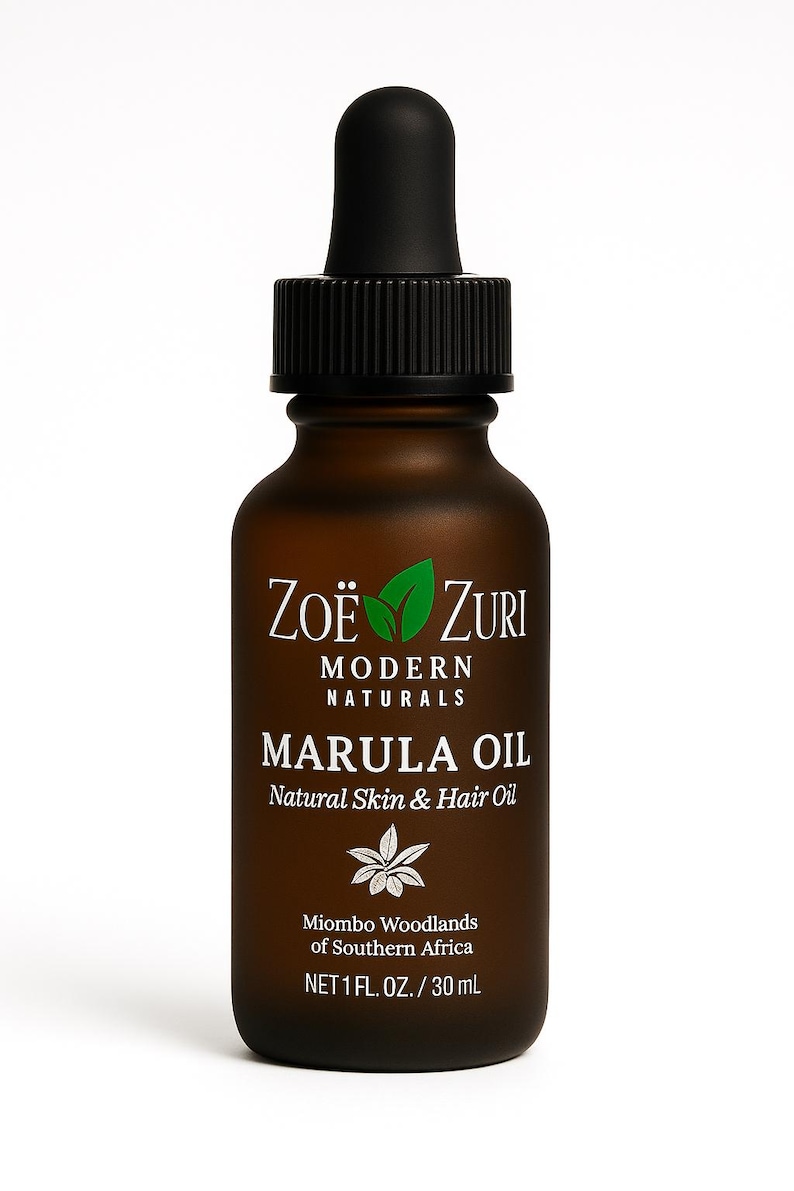 Pure Organic Marula Oil for Face and Hair | Lightweight Hydrating Serum image 3