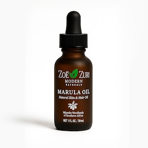 Pure Organic Marula Oil for Face and Hair | Lightweight Hydrating Serum image 1