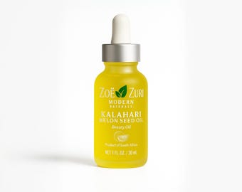 Aceite de semillas de melón de Kalahari para rostro y cabello / Aceite de belleza ligero (30 ml)