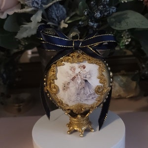 Christmas Angels Ornament, Victorian Christmas, Baroque Christmas, Vintage Ornament,  Vintage Christmas, Victorian Angels, Religious Decor