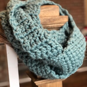 Handmade Crocheted Infinity Scarf