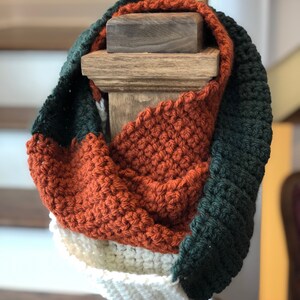Bold Infinity Scarf, Handmade Scarf