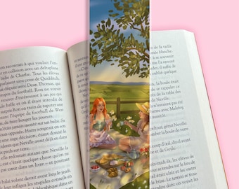 Pique-nique Cottagecore - Marque-page illustré - Printemps - Papeterie - Ellora Studio